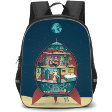 Wallace and Gromit Backpack StudentPack - Wallace and Gromit Living In Space Poster