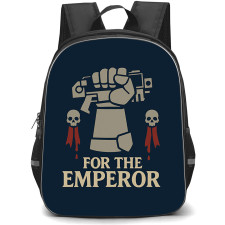Warhammer 40K Backpack School Bag StudentPack - Warhammer 40K For The Emperor Phrase Poster
