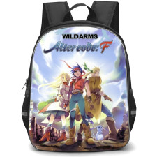 Wild Arms Backpack School Bag StudentPack - Wild Arms Alter Code F Game Cover Art