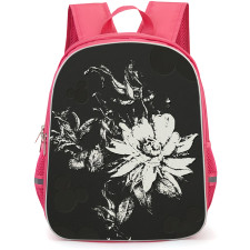 Wildside Disney Backpack School Bag StudentPack - Wildside Disney Noir Floral Mickey Silhouette Poster