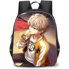 Wind Breaker Choji Backpack School Bag StudentPack - Choji Drinking Cocoa Portrait