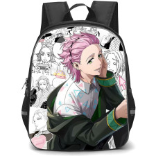 Wind Breaker Mitsuki Kiryu Backpack School Bag StudentPack - Mitsuki Kiryu Smile Portrait Manga Background