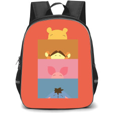 Winnie The Pooh School Backpack StudentPack - Characters Head Collage