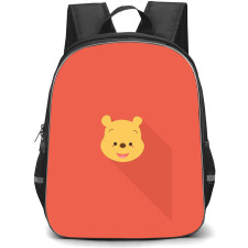 Winnie The Pooh Pooh School Backpack StudentPack - Pooh Avatar Orange Background