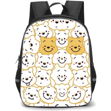 Winnie The Pooh Pooh School Backpack StudentPack - Pooh Avatar Sticker Collage
