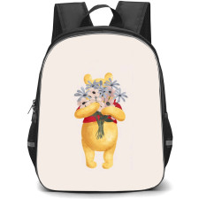Winnie The Pooh Pooh School Backpack StudentPack - Pooh Flowers