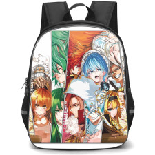 Wistoria Wand And Sword Backpack School Bag StudentPack - Wistoria Wand And Sword Anime Character Collage Poster