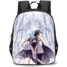 Wistoria Wand And Sword Backpack School Bag StudentPack - Wistoria Wand And Sword Elfaria Albis Serfort And Will Serfort Royal Academy Bond Poster
