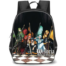 Wistoria Wand And Sword Backpack School Bag StudentPack - Wistoria Wand And Sword Royal Magic Squad Throne Art Poster