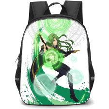 Wistoria Wand And Sword Wignall Lindor Backpack School Bag StudentPack - Wignall Lindor Green Spirit Magic Aura Poster