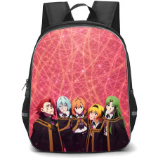 Wistoria Wand And Sword Backpack School Bag StudentPack - Wistoria Wand And Sword Battle Worn Magic Academy Team Poster