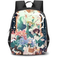 Witch Hat Atelier Backpack School Bag StudentPack - Witch Hat Atelier Characters Happy Portrait Cartoon Poster