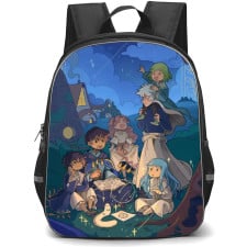 Witch Hat Atelier Backpack School Bag StudentPack - Witch Hat Atelier Characters Talking At Night Poster