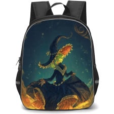 Witch Hat Atelier Coco Backpack School Bag StudentPack - Coco Dress Back Portrait Brush Art