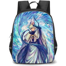 Witch Hat Atelier Qifrey Backpack School Bag StudentPack - Qifrey Painting Fierce Portrait