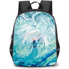 Witch Hat Atelier Qifrey Backpack School Bag StudentPack - Qifrey Water Magic Portrait