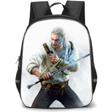 The Witcher Geralt Backpack StudentPack - Geralt Of Rivia Battle Pose