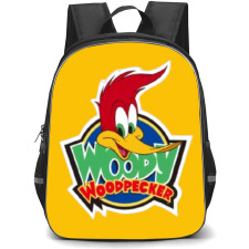 Woody Woodpecker Backpack StudentPack - Woody Woodpecker Face Green Logo