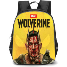 Marvel's Wolverine Backpack School Bag StudentPack - Wolverine Steel & Sinew Violent Game Poster