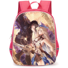 Wuthering Waves Backpack School Bag StudentPack - Rover And Fleurdelys Fighting Sword Poster