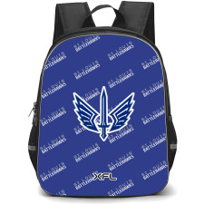 XFL St. Louis Battlehawks Backpack StudentPack - St. Louis Battlehawks Medley Monogram Wordmark