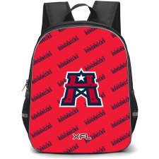 XFL Houston Roughnecks Backpack StudentPack - Houston Roughnecks Medley Monogram Wordmark