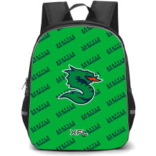 XFL Seattle Sea Dragons Backpack StudentPack - Seattle Sea Dragons Medley Monogram Wordmark