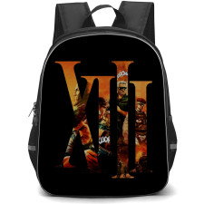 XIII The Game Backpack School Bag StudentPack - XIII The Game Logo Overlay On Black Background