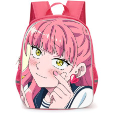 You and I Are Polar Opposites Miyu Suzuki Backpack School Bag StudentPack - Miyu Suzuki Finger Heart Portrait