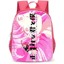 You and I Are Polar Opposites Miyu Suzuki Backpack School Bag StudentPack - Miyu Suzuki Jumping Series Portrait Poster