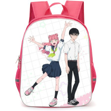You and I Are Polar Opposites Backpack School Bag StudentPack - Miyu Suzuki And Yusuke Tani Uniform Happy Portrait