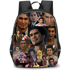 Yakuza Ichiban Kasuga Backpack School Bag StudentPack - Ichiban Kasuga Expression Collage Poster