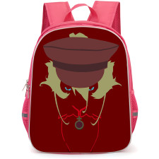 Saga Of Tanya The Evil Tanya Von Degurechaff Backpack School Bag StudentPack - Tanya Von Degurechaff Flat Vector Minimal Art Poster