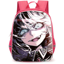 Saga Of Tanya The Evil Tanya Von Degurechaff Backpack School Bag StudentPack - Tanya Von Degurechaff Insane Smile Close Up Fan Art Poster