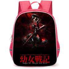 Saga Of Tanya The Evil Tanya Von Degurechaff Backpack School Bag StudentPack - Tanya Von Degurechaff Theatrical Poster