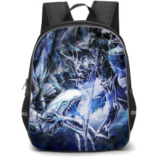 Yu-Gi-Oh Black Magician - Black Magician Blue eyes white dragon