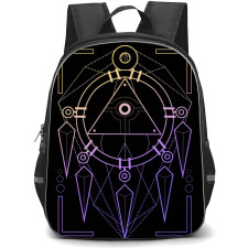Yu-Gi-Oh - Millennium Ring Line Art Yellow and Purple