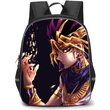 Yu-Gi-Oh Pharaoh Atem - Pharaoh Atem Hands Aura Black Background