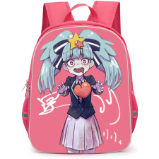 Zombie Land Saga Yumeginga Paradise Lily Hoshikaw Backpack School Bag StudentPack - Lily Hoshikaw Fan Art On Pink Background