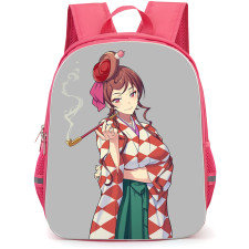 Zombie Land Saga Yumeginga Paradise Yugiri Backpack School Bag StudentPack - Yugiri Wears Traditional Kimono With A Hakama Skirt Poster