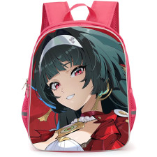 Zenless Zone Zero Astra Yao Backpack StudentPack - Astra Yao Side Portrait Red Background