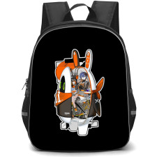 Zenless Zone Zero Belle Backpack School Bag StudentPack - Belle Eating Cup Noodles Sticker