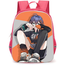 Zenless Zone Zero Belle Backpack StudentPack - Belle Sitting Illustration