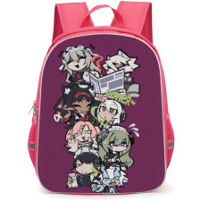 Zenless Zone Zero Backpack StudentPack - Characters Chibi Purple Background