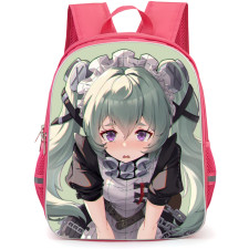 Zenless Zone Zero Corin Wickes Backpack StudentPack - Corin Wickes Portrait Green Background