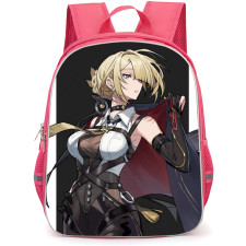 Zenless Zone Zero Evelyn Chevalier Backpack StudentPack - Evelyn Chevalier Portrait Black Background