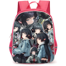Zenless Zone Zero Jane Doe Backpack StudentPack - Jane Doe Collage