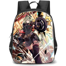 Zenless Zone Zero Caesar King Backpack StudentPack - Caesar King Comic Art Background