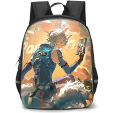 Zenless Zone Seth Lowell Backpack StudentPack - Seth Lowell Back Portrait
