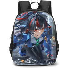 Zenless Zone Zhu Yuan Backpack StudentPack - Zhu Yuan Portrait Rain Background
